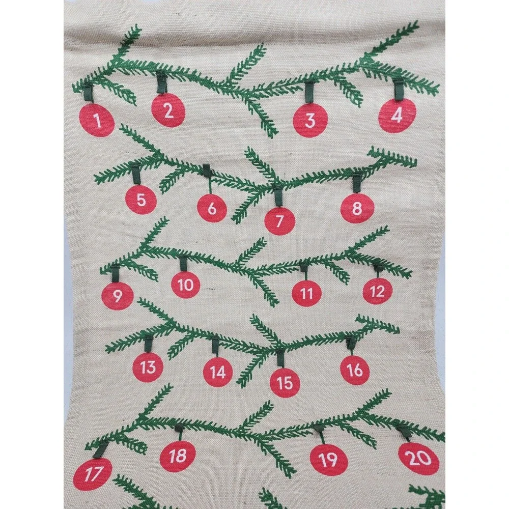IKEA VINTERFINT Hanging Christmas‎ Advent Calendar 24 Loops (005.608.88) NEW